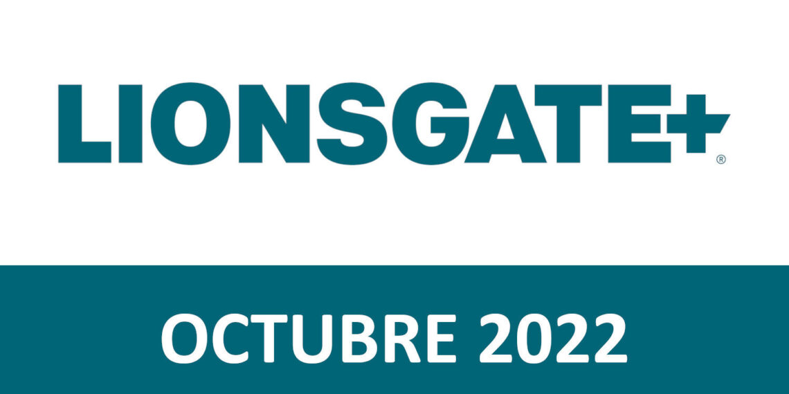 Novedades Lionsgate+ Octubre 2022